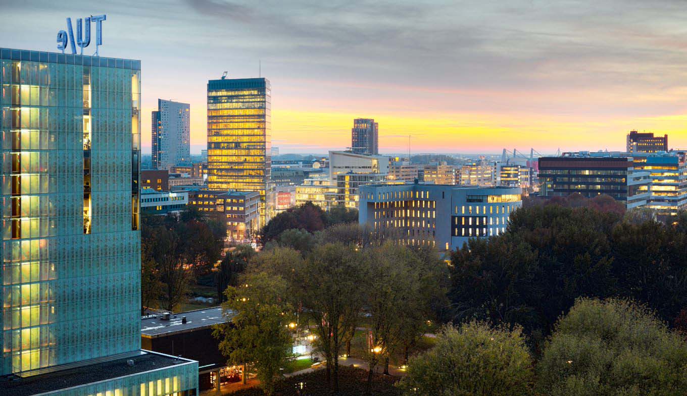 Nightfall in Eindhoven